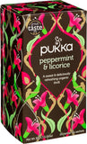 Pukka Herbal Tea Peppermint & Licorice Tea 1 Box of 30g 