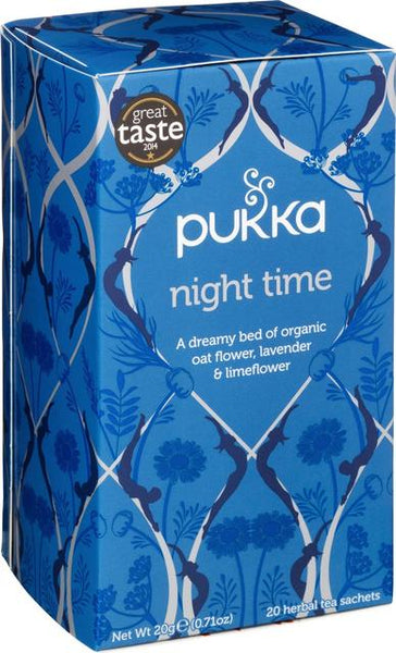 Pukka Organic Herbal Tea Night Time Tea 1 Box of 20g 