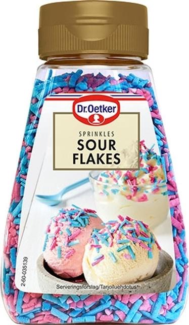 Dr. Oetker Sour Flakes Sprinkles 120g | Soposopo