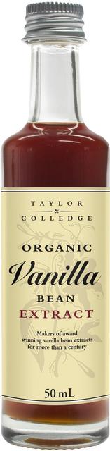 Taylor & Colledge Organic Vanilla Extract AU-BIO-107 50ml - Soposopo