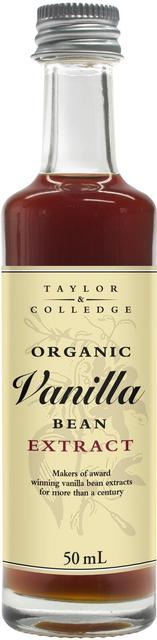 Taylor & Colledge Organic Vanilla Extract AU-BIO-107 50ml | Soposopo