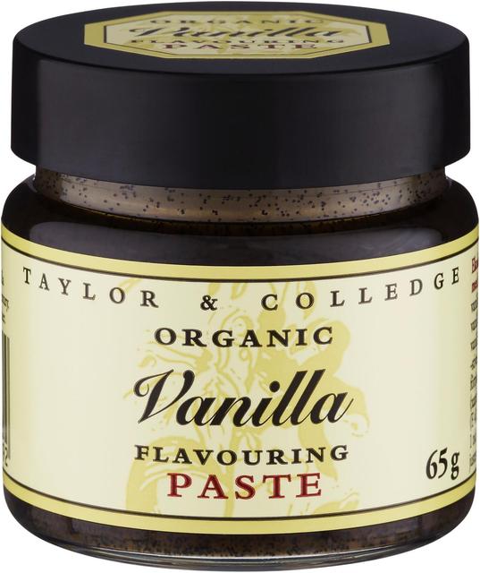 Taylor & Colledge Organic Vanilla Paste AU-BIO-107 65g | Soposopo