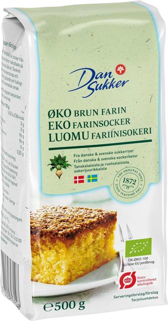 Dansukker Organic Brown Sugar 500g | Soposopo