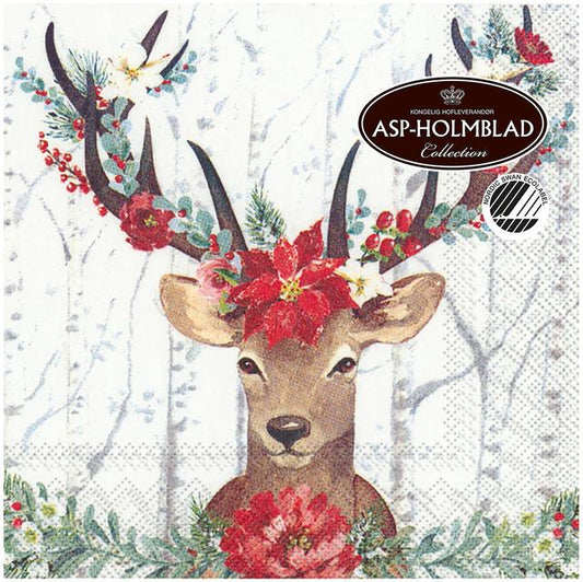 Napkin Deer Cheer 25cm - Soposopo