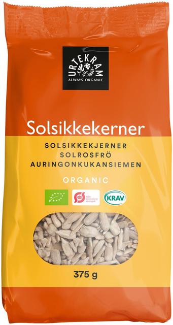 URTEKRAM Organic Sunflower Seeds 375 g | Soposopo