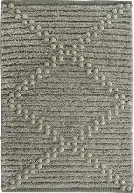 House bathroom mat Shiny 50x80 cm gray | Soposopo