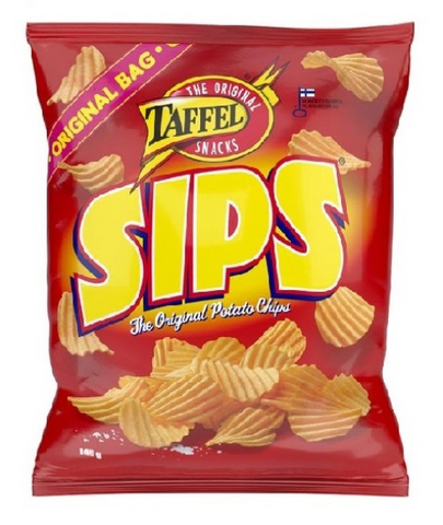  Taffel Sips salted chips 1 Pack of 145g 5.1oz