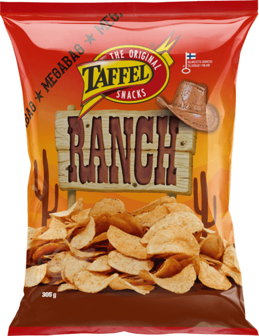 Taffel Ranch flavored chips 1 Pack of 305g 10.8oz | Soposopo