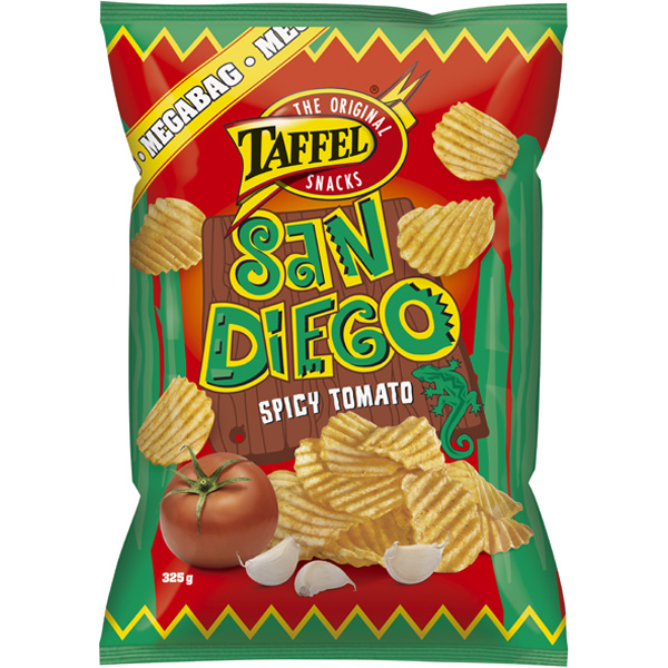  Taffel San Diego spicy tomato flavored chips 1 Pack of 325g 11.5oz