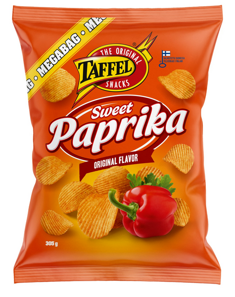  Taffel Sweet Paprika flavored chips 1 Pack of 305g 10.8oz