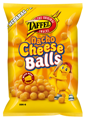  Taffel Nacho Cheese Balls flavored cheese Snacks 1 Pack of 235g 8.3oz