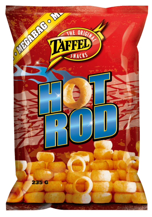 Taffel Hot Rod chips 1 Pack of 235g 8.3oz