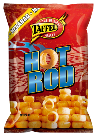  Taffel Hot Rod chips 1 Pack of 235g 8.3oz