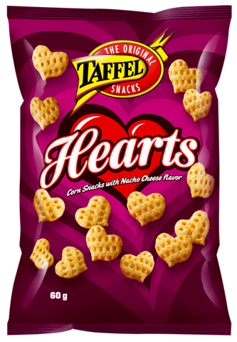  Taffel Hearts corn chips 1 Pack of 60g 2.1oz