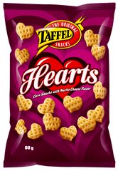 Taffel Hearts corn chips 1 Pack of 60g 2.1oz