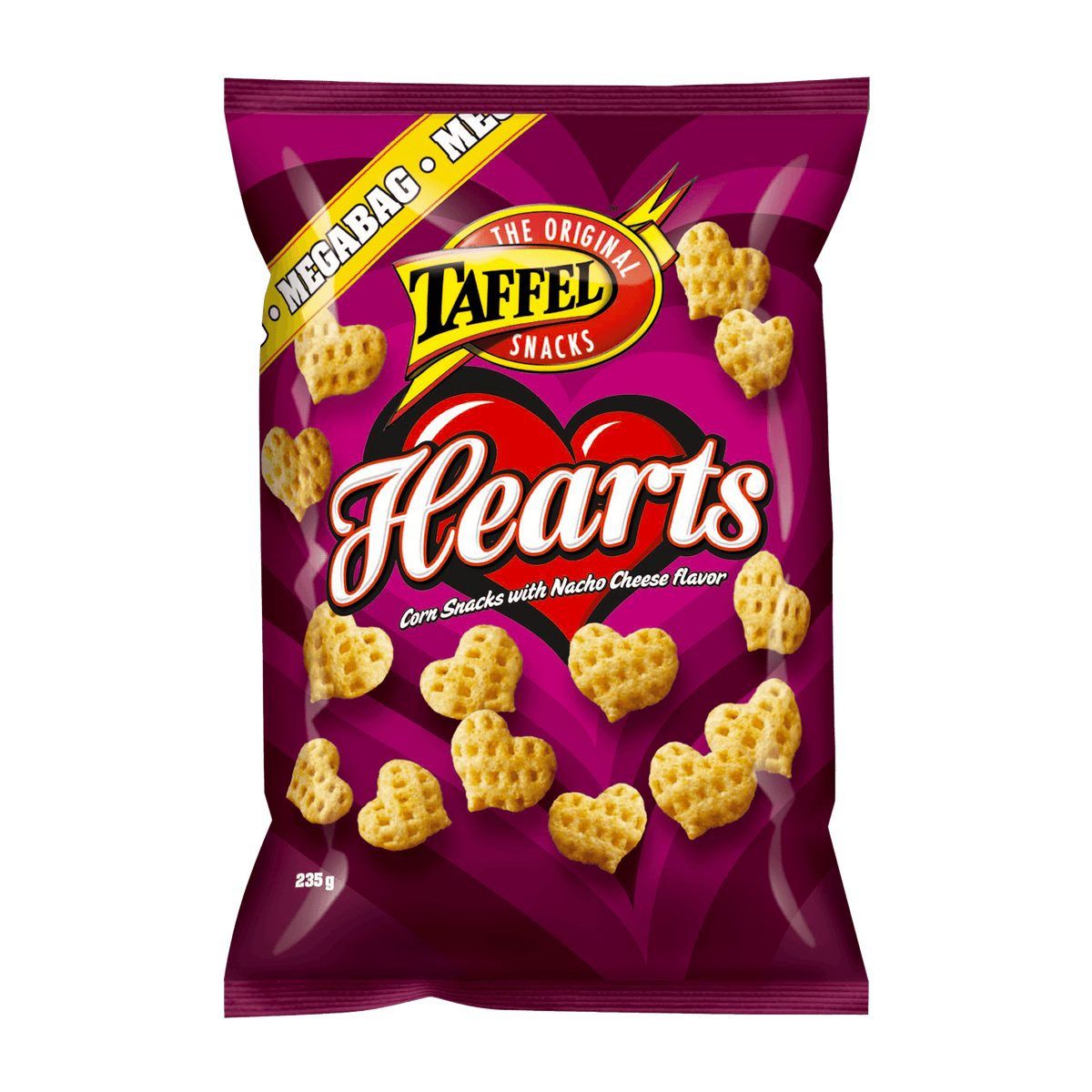 Taffel Hearts corn chips 1 Pack of 235g 8.3oz