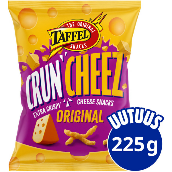  Taffel CrunCheez original flavored cheese Snacks 1 Pack of 225g 7.9oz