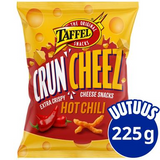  Taffel CrunCheez hot chili flavored chees Snacks 1 Pack of 225g 7.9oz