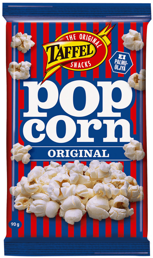 Taffel Popcorn original salted microwave popcorn 1 Pack of 90g 3.2oz