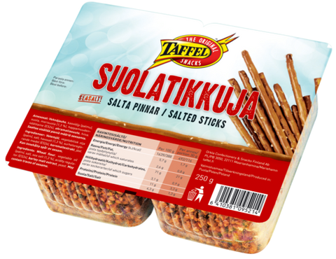  Taffel salted sticks baked Snacks 1 Box of 250g 8.8oz