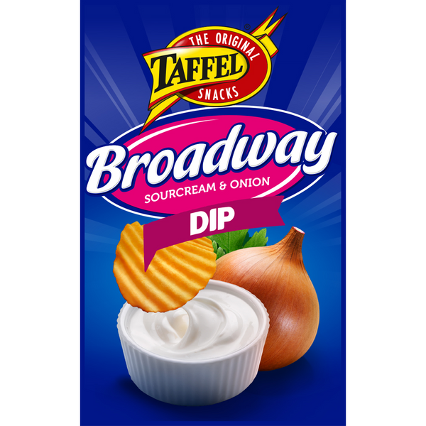  Taffel Broadway dip Snacks 4 Box of 18g 2.4oz