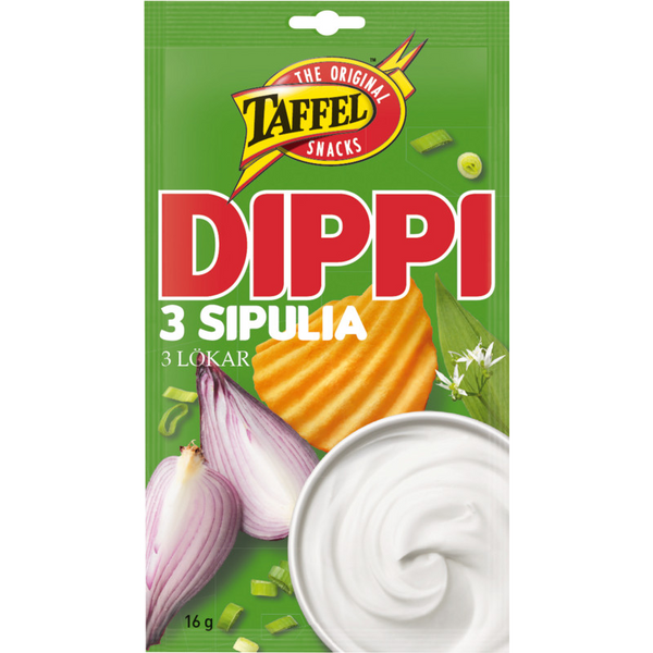  Taffel 3 onions dip Snacks 4 Box of 16g 2.4oz