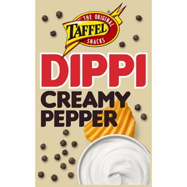 Taffel creamy pepper dip Snacks 4 Box of 13g 2oz