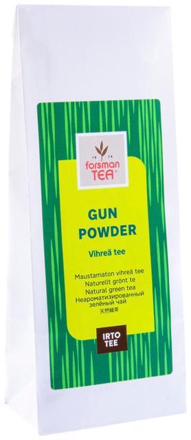 Forsman Tea Gun Powder Green Unflavored Tea 1 Pack of 100g 3.5oz | Soposopo