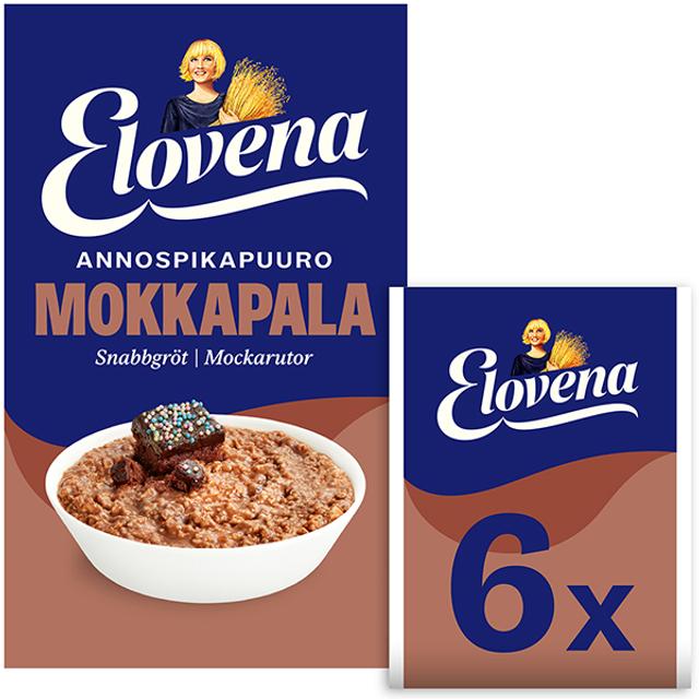 Elovena 210 g mocha-flavored instant porridge