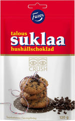 Fazer Taloussuklaa Crush Dark Chocolate Crumbs 120g | Soposopo