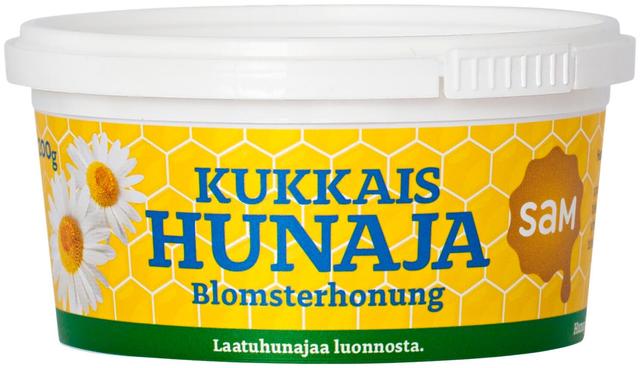 Hunajainen SAM Flower Honey 200g | Soposopo