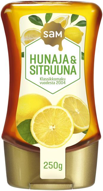 Hunajainen SAM LEMON Honey & Lemon 250g | Soposopo