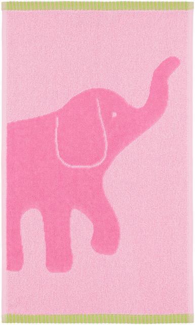 Finlayson hand towel Elefantti Vapaa 30x50 cm pink/green | Soposopo