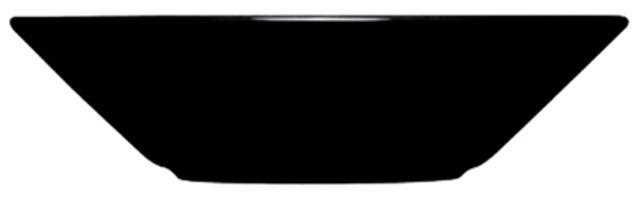 Iittala Teema Deep Plate 21cm black | Soposopo