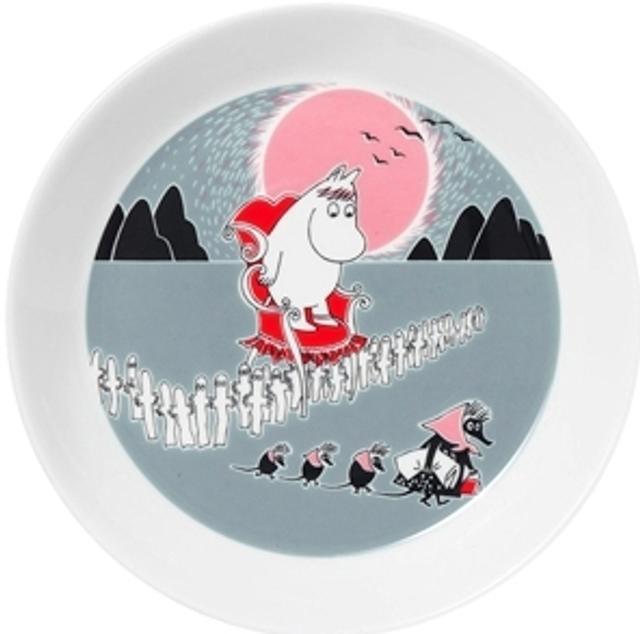 Moomin Arabia Moomin Plate Adventure Moving 19cm | Soposopo