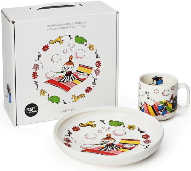 Moomin Arabia Moomin Children's Dinnerware Little My 2-piece | Soposopo