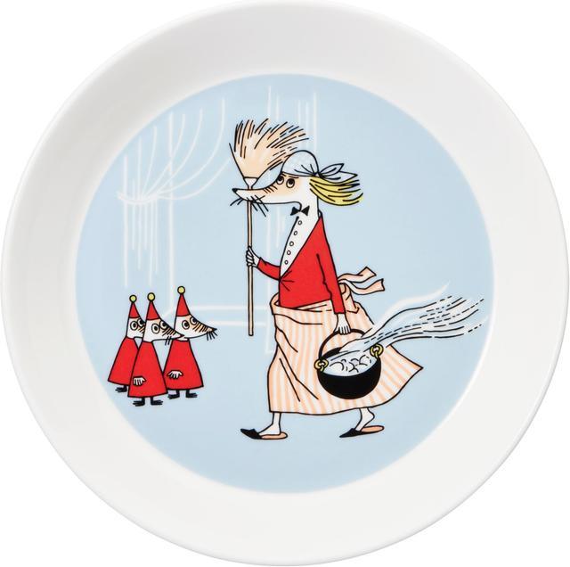 Moomin Arabia Moomin Plate Mrs. Fillyjonk 19cm Grey | Soposopo