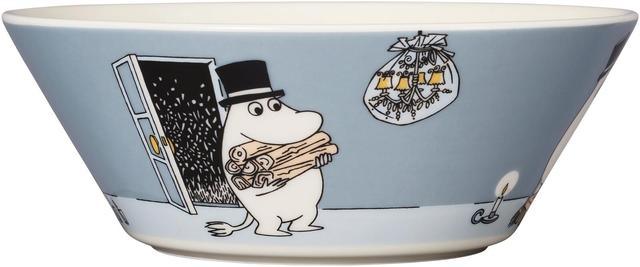 Moomin Arabia Moomin Bowl Moominpappa 15cm Grey