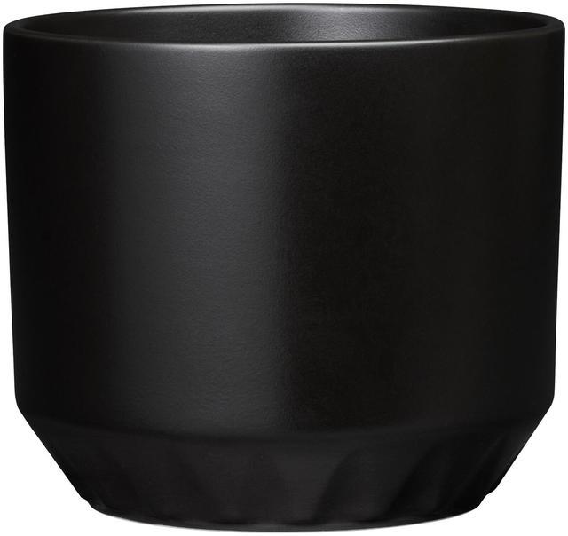 Arabia Ilona Flower Pot 100x120mm Matte Black | Soposopo