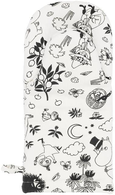 Moomin Arabia Oven Mitt Natural White | Soposopo