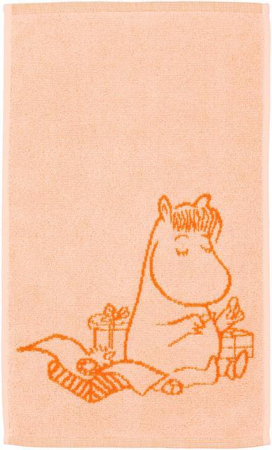 Moomin Arabia Hand Towel 30x50 Snorkmaiden Peach GOTS | Soposopo