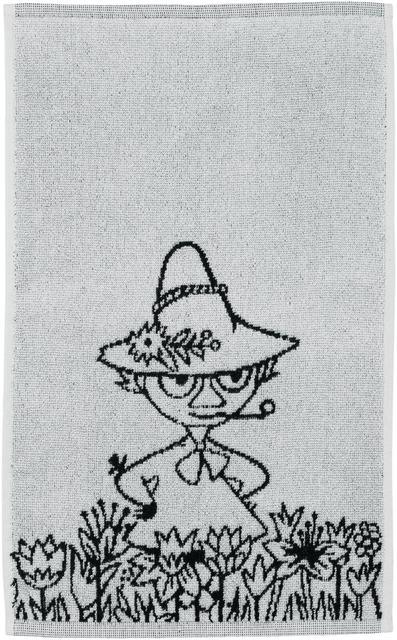 Moomin Arabia Hand Towel 30x50 Snufkin Grey GOTS | Soposopo