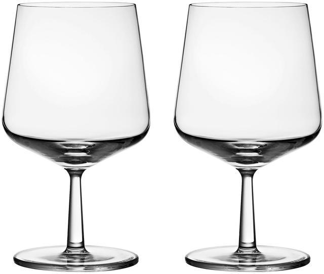 Iittala Essence Beer Glass 48cl clear set of 2 | Soposopo