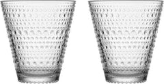 Iittala Kastehelmi Drinking Glass 30cl clear set of 2 | Soposopo