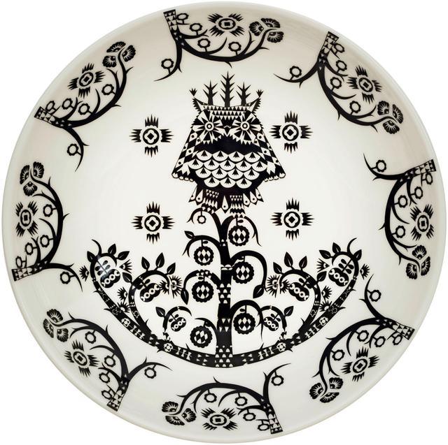 Iittala Taika Deep Plate 20cm deco black | Soposopo