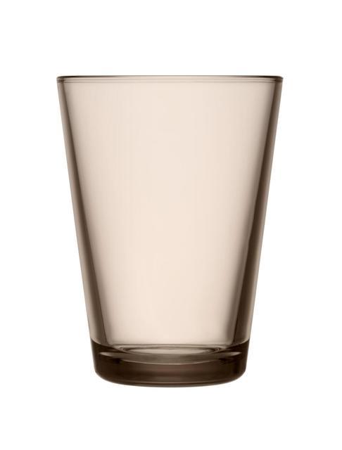 Iittala Kartio Drinking Glass 40cl set of 2 linen | Soposopo