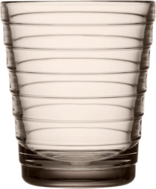 Iittala Aino Aalto Drinking Glass 22cl set of 2 linen | Soposopo