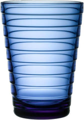 Iittala Aino Aalto Drinking Glass 33cl ultramarine blue set of 2 | Soposopo