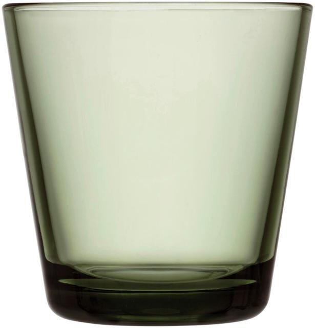 Iittala Kartio Drinking Glass 21cl forest green set of 2 | Soposopo