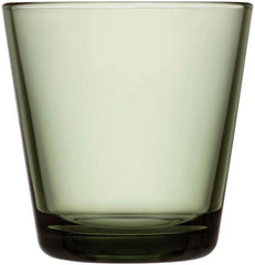 Iittala Kartio Drinking Glass 21cl forest green set of 2 | Soposopo